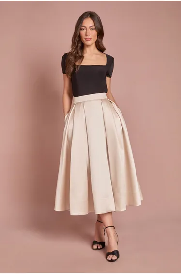 Twill Full Volume Skirt