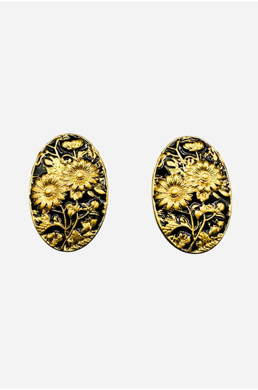 Eileen Flower Enamel Earrings