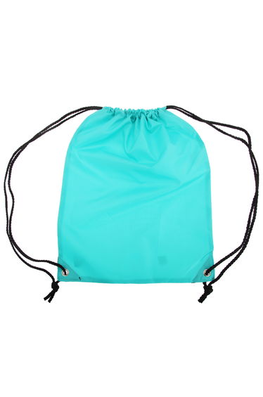 Shugon Stafford Plain Drawstring Tote Bag - 13 Litres (Pack of 2) - Lagoon Turquoise