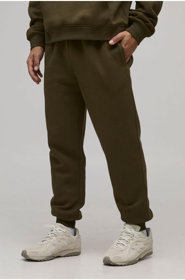 Basic Regular Fit Jogger - dark olive
