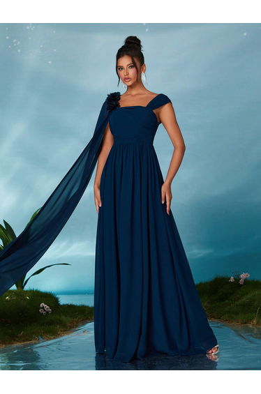 Leely Elegant Straps Sleeveless Party Dress