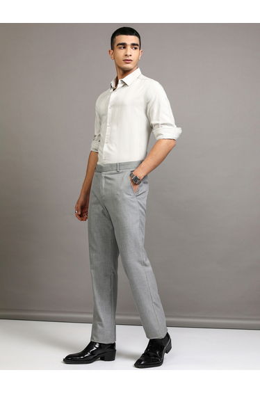 Slim Fit Striped Collared Shirt