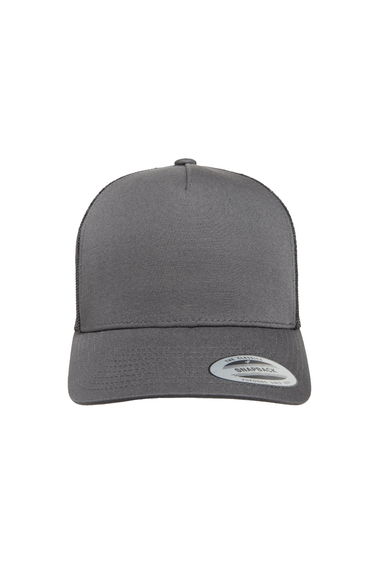 Flexfit By Yupoong 5 Panel Retro Trucker Cap - Charcoal