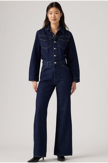 Long Sleeve Denim Boilersuit