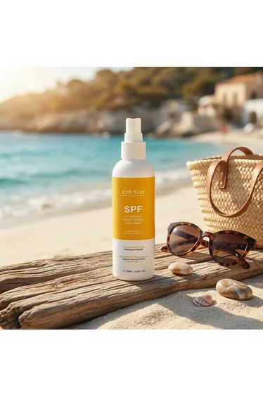 بخاخ للشعر باللون الشفاف