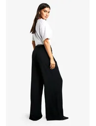 Tall Fluid Belted Wide Leg Trousers - 1
