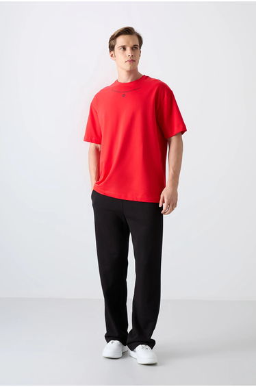 TOMMY Oversized Printed Crew Neck T-Shirt