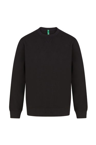 Henbury Unisex Adult Sustainable Sweatshirt - Black