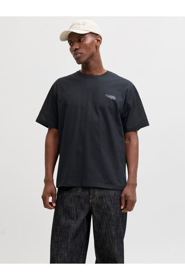 Jack & jones Text Print Crew Neck T-Shirt