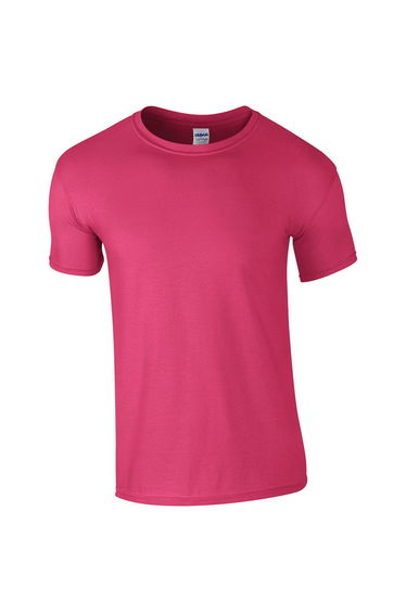 Gildan Mens SoftStyle Ringspun T-Shirt - Heliconia