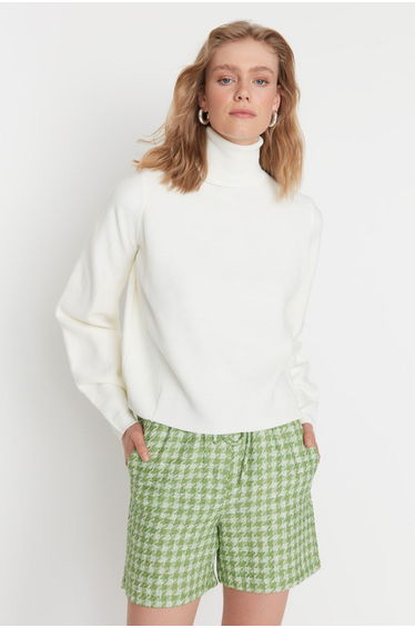 Sweater - Ecru - Slim fit