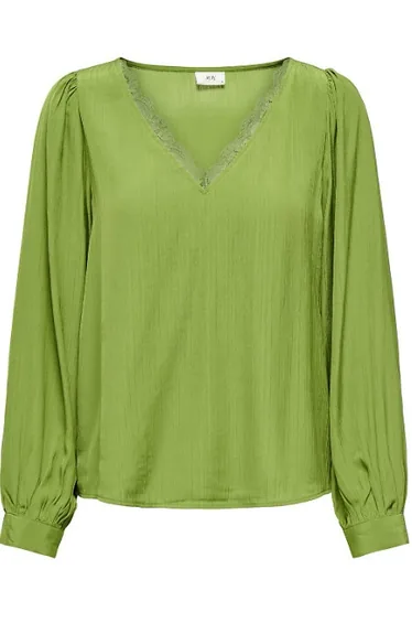 V-Neck Long Sleeve Blouse