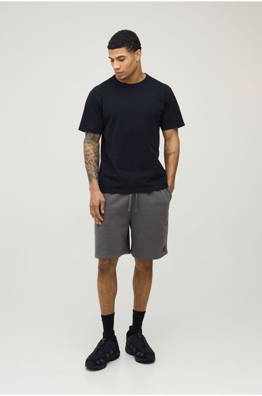 Baggy Fit M Star Jersey Short - charcoal