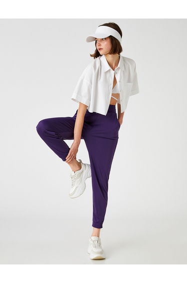 Jogger Sweatpants Elastic Waist
