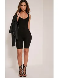 Lashanti Black Fitted Unitard