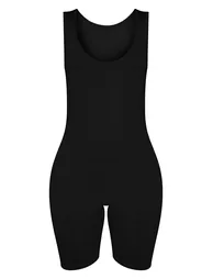 Lashanti Black Fitted Unitard - 2