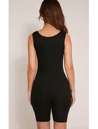 Lashanti Black Fitted Unitard - 1