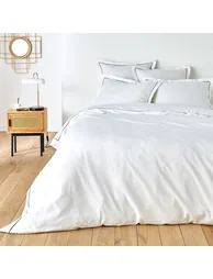 Metis Bourdon Cotton and Washed Linen Fitted Sheet - 2