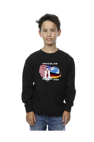 NASA Boys Space Lab Sweatshirt - Black