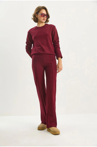 LUCCI Ribbed Knitwear Two-Piece Coord Set product thumbnail 4