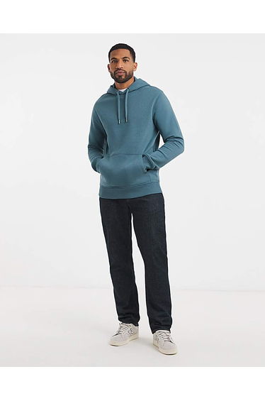 Overhead Hoodie Long- Blue