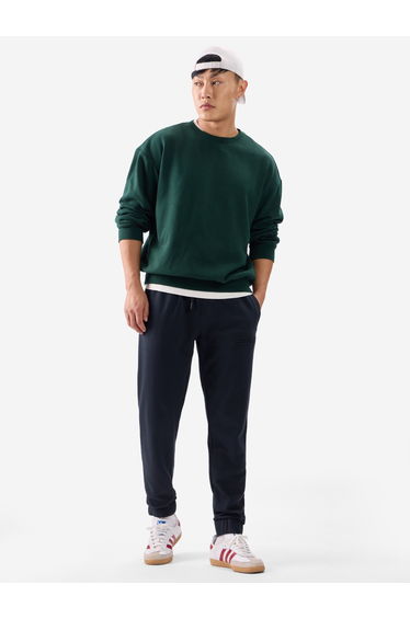 Men Navy Blue Plain Joggers
