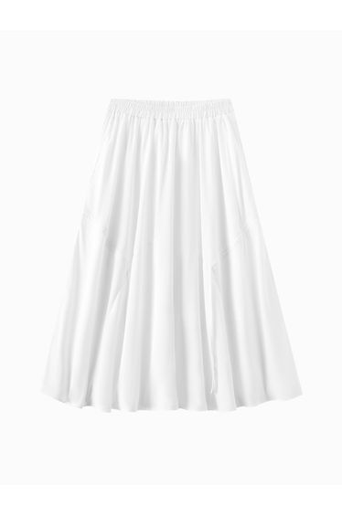 Women's Lace Detail Flared Skirt