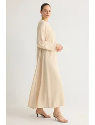 Stone Woven Cape & Abaya - 2