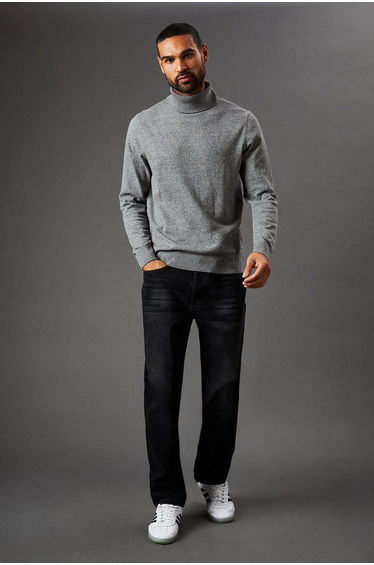 Cotton Rich Roll Neck Jumper