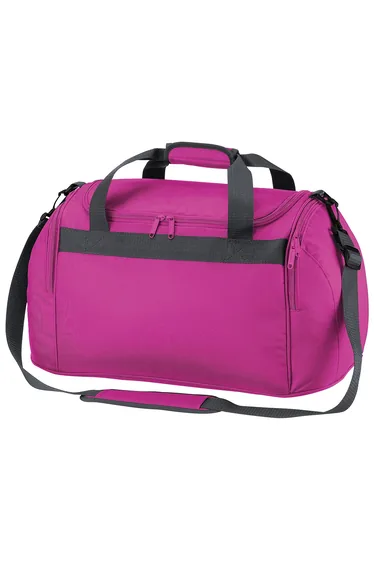 Bagbase Freestyle Holdall / Duffle Bag (26 Litres) (Pack of 2) - Fuchsia