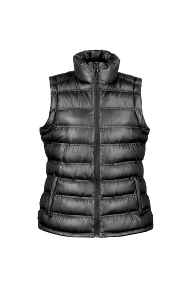 Result Ladies/Womens Ice Bird Padded Bodywarmer / Gilet Jacket - Black