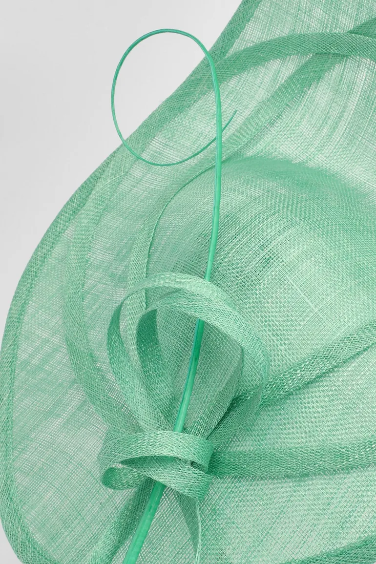 Large Teardrop Quill Detail Fascinator - 1