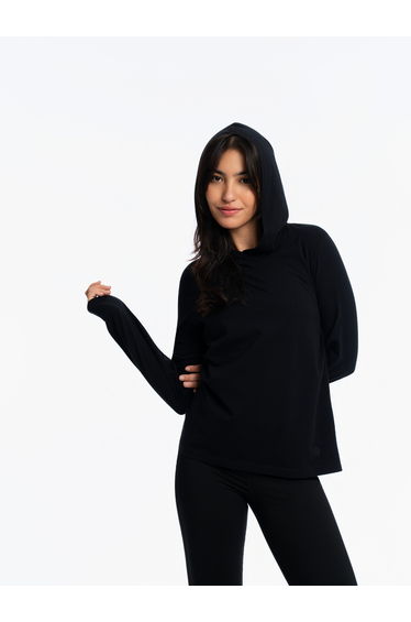 Hooded Top - SEASONAL BLACK