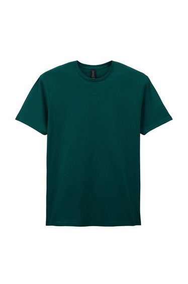 Gildan Mens Soft Style Ringspun T Shirt - Fan Marine Green