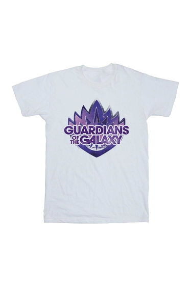 Guardians Of The Galaxy Volume 3 Girls Cosmic Cotton Badge T-Shirt - White