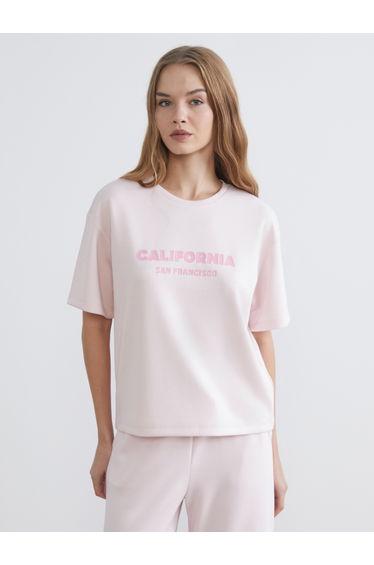 California Print Soft Touch Women's Tee