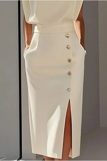 تنورة ووزي ميدي بيج بقصة مستقيمة