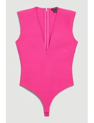 Bandage V Neck Thong Body - 3
