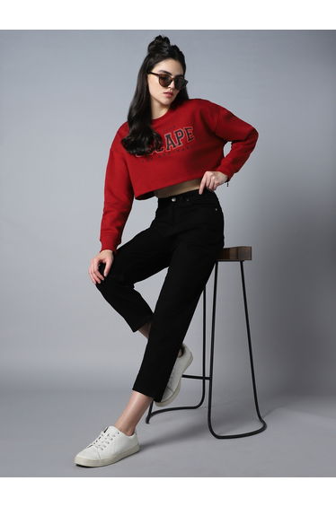 High Rise Cropped Jeans