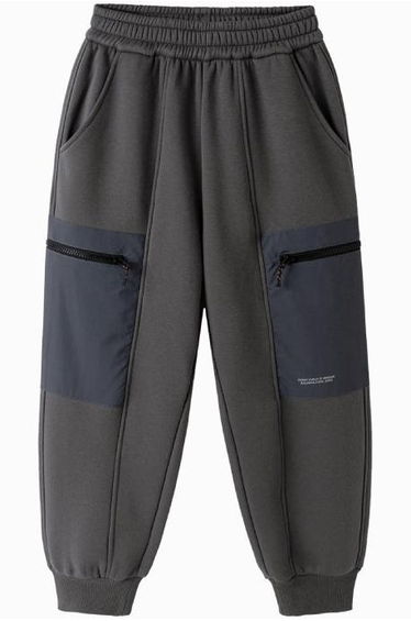 Boys' Sweatpants with Zippered Cargo Pockets