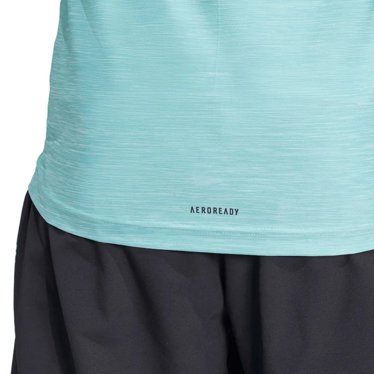 Men's adidas Gym+ 3-Stripes 1/4 Zip Training Top in Blue - 4