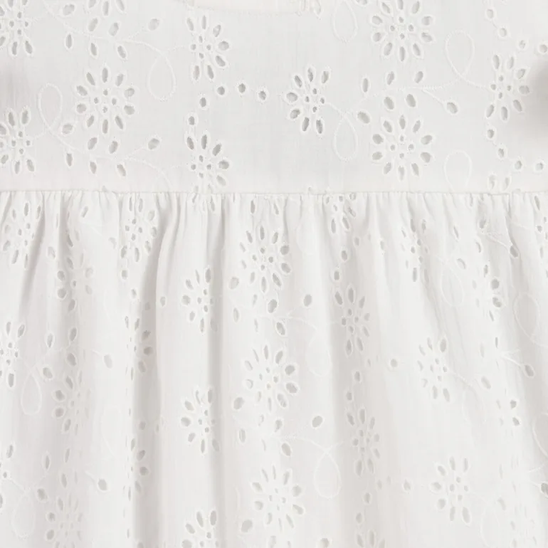 Broderie Anglaise Ruffled Blouse - 2