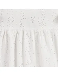Broderie Anglaise Ruffled Blouse - 2