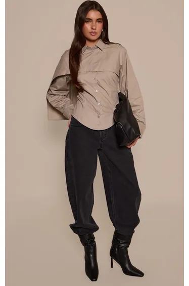 بني بأكمام طويلة