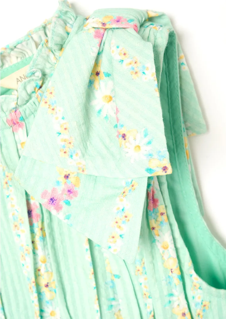 Gianna Floral Stripe Dress - 7