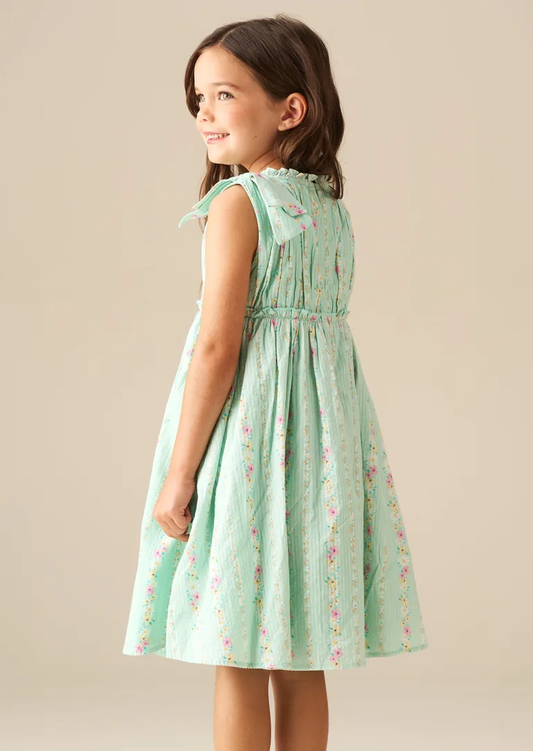Gianna Floral Stripe Dress - 3