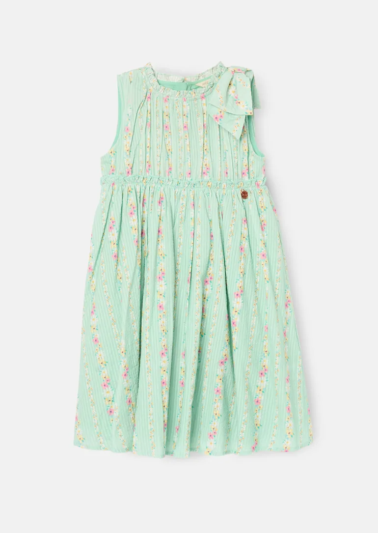 Gianna Floral Stripe Dress - 5