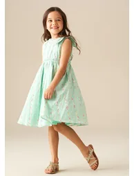 Gianna Floral Stripe Dress - 1