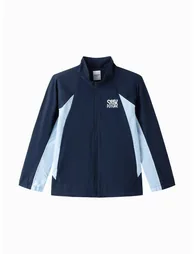 Boys' Lightweight Color Block Zip Jacket