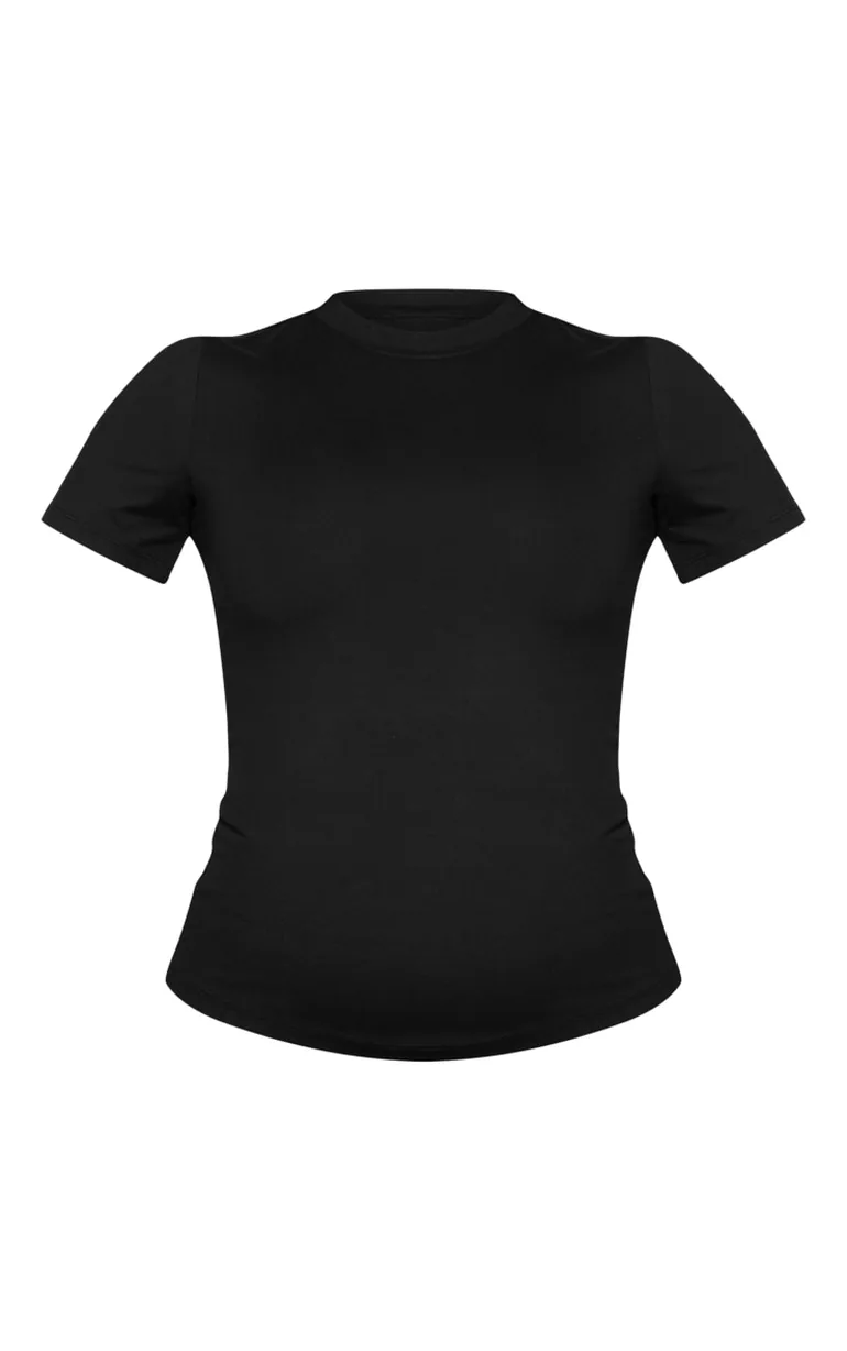 Maternity Black Soft Touch Sculpt Sculpt Short Sleeve Top - 4